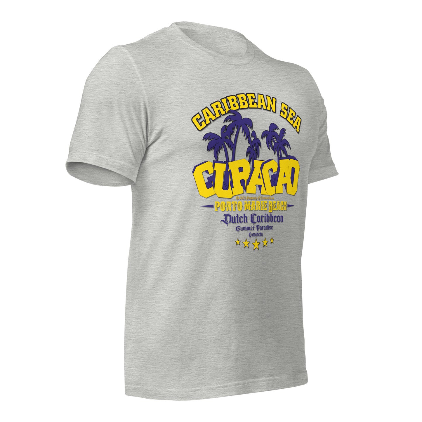 CURACAO tee,CURACAO t-shirt, Comancha Graphics tee,