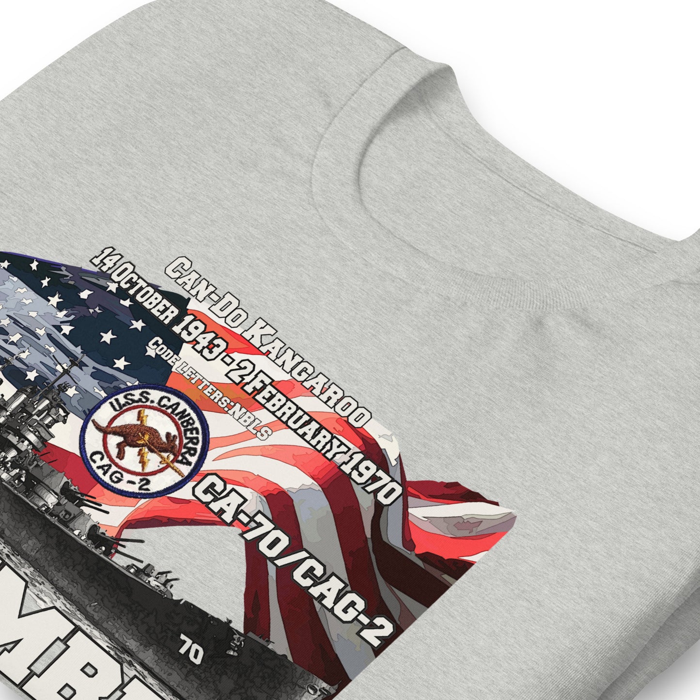 USS CANBERRA CA-70 T-shirt