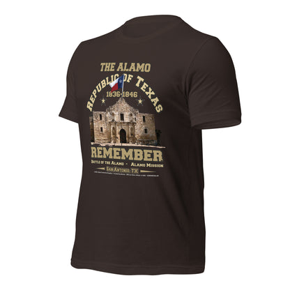 THE ALAMO Republic of Texas t-shirt, THE ALAMO T-shirt, Alamo tee, Remember Alamo tee, Republic Texas T-shirt,