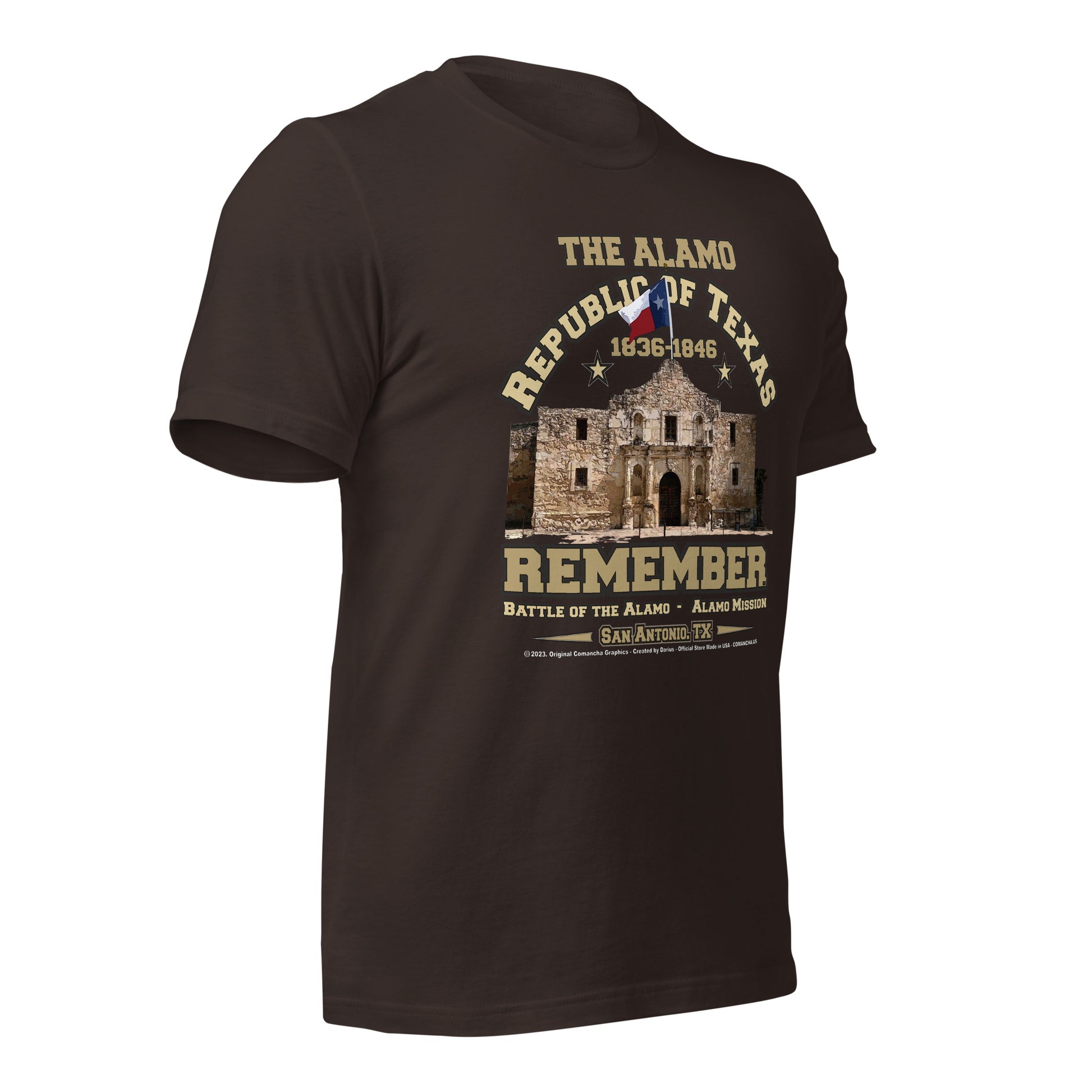 THE ALAMO Republic of Texas t-shirt, THE ALAMO T-shirt, Alamo tee, Remember Alamo tee, Republic Texas T-shirt,