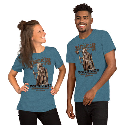 WASHAKIE SHOSHONE WARRIOR Unisex t-shirt, SHOSHONE WARRIOR t-shirt, Comancha