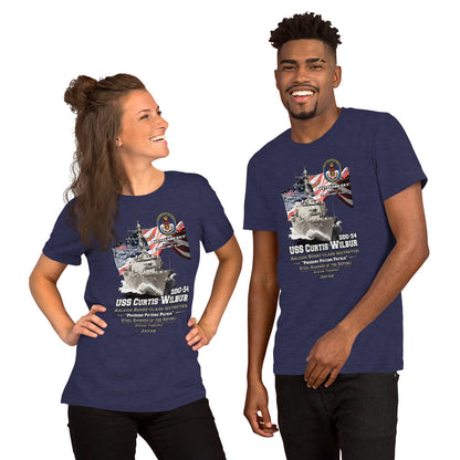 USS CURTIS WILBUR DDG-54 Destroyer t-shirt