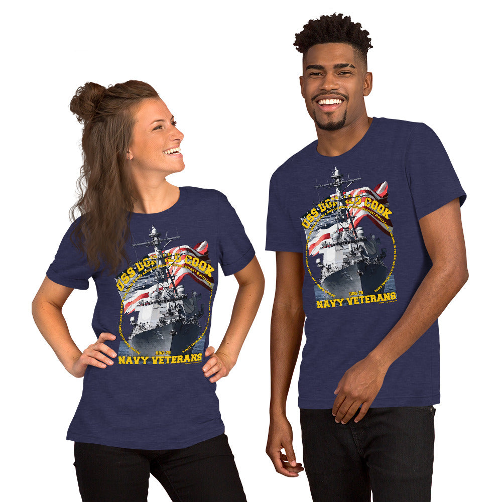 USS Donald Cook DDG-75 t-shirt