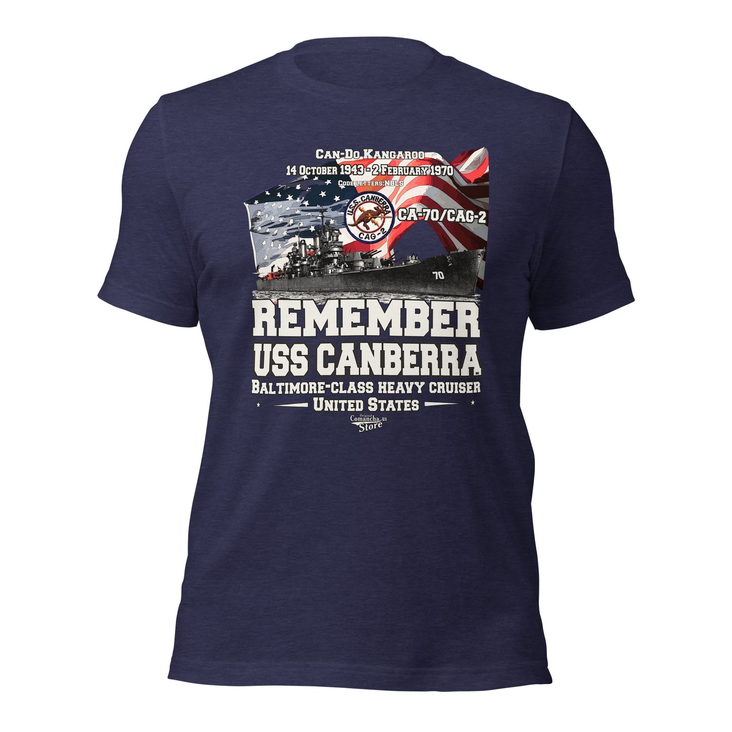 USS CANBERRA CA-70 T-shirt