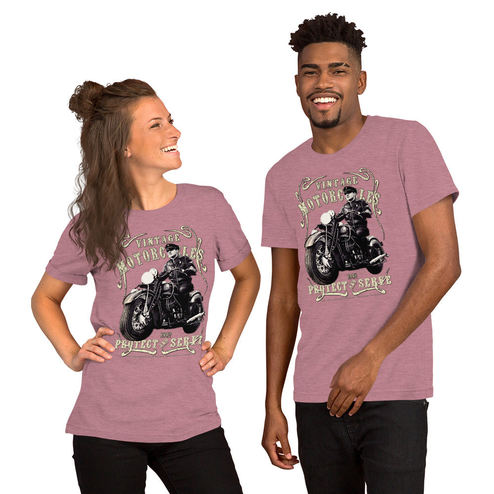 Vintage Police Motorcycle 1942 t-shirt