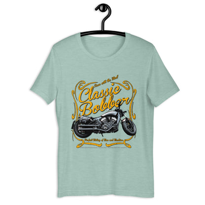 Classic American Bobber Motorcycle unisex Tee