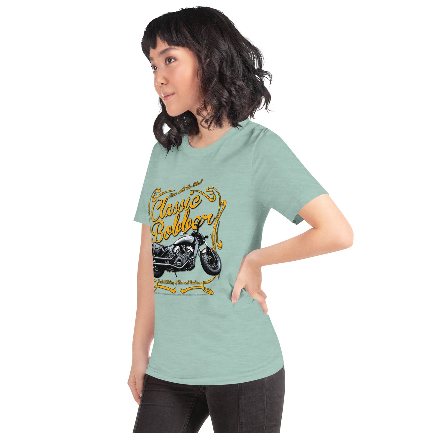 Classic American Bobber Motorcycle unisex Tee