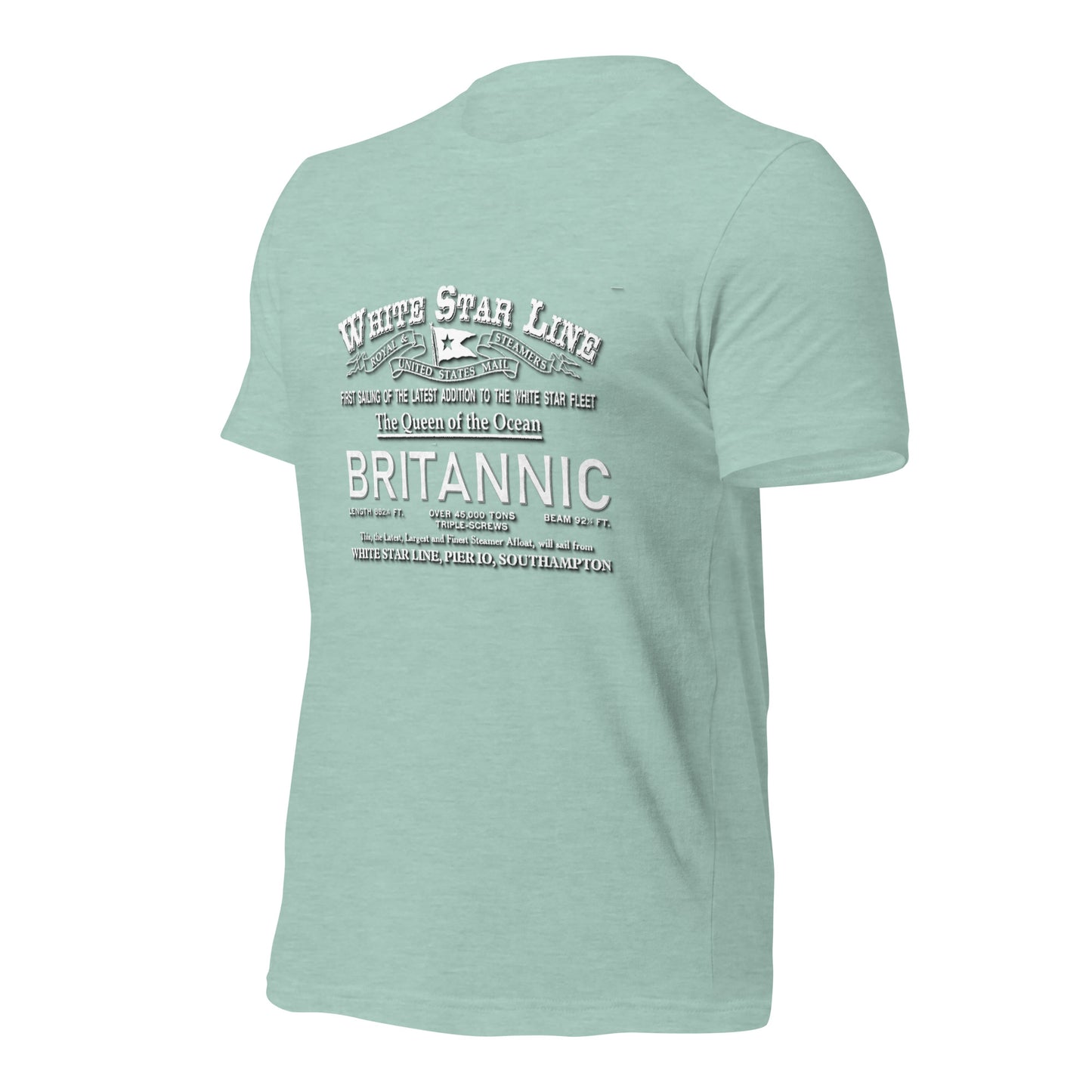 BRITANNIC transatlantic t-shirt - White Star Line t-shirt