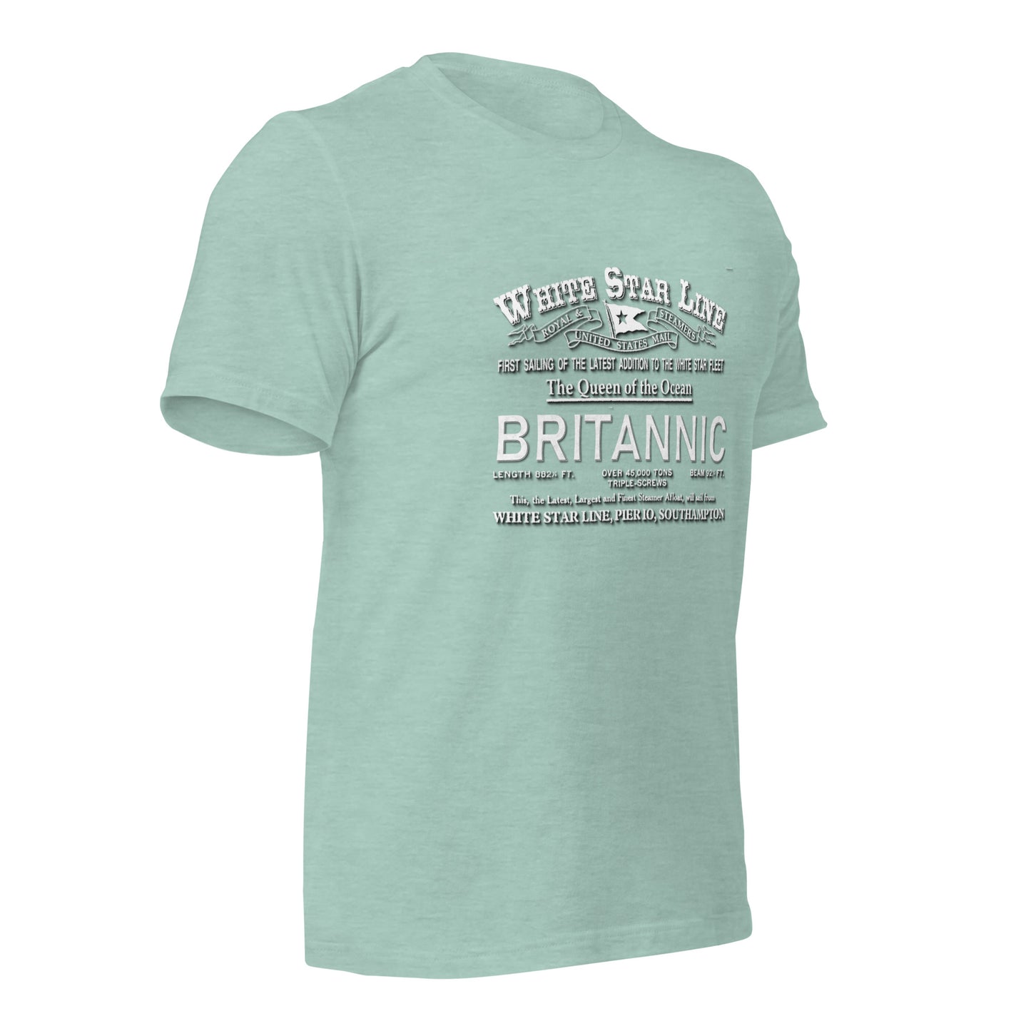 BRITANNIC transatlantic t-shirt - White Star Line t-shirt