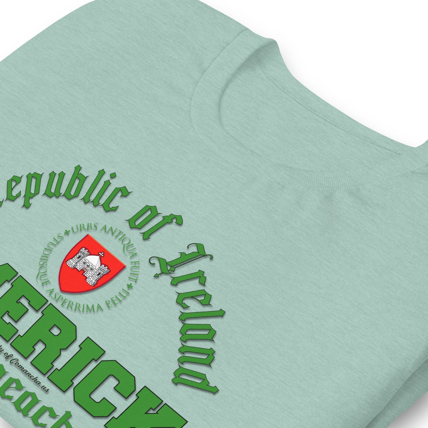 LIMERICK tee, LIMERICK t-shirt, LIMERICK Ireland Tee, LIMERICK gift tee,LIMERICK Republic of Ireland t-shirt, Comancha Graphics,