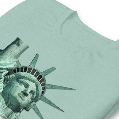 nyc gift tee,liberty gift tee,liberty nyc tee,nyc liberty tee,New York City Liberty T-shirt, Comancha Graphics,New York City Liberty T-shirt, Comancha Graphics tee,