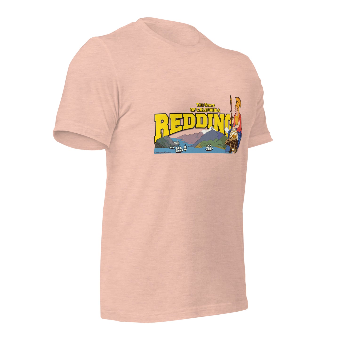 REDDING city California State tee,