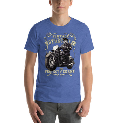 Vintage Police Motorcycle 1942 t-shirt