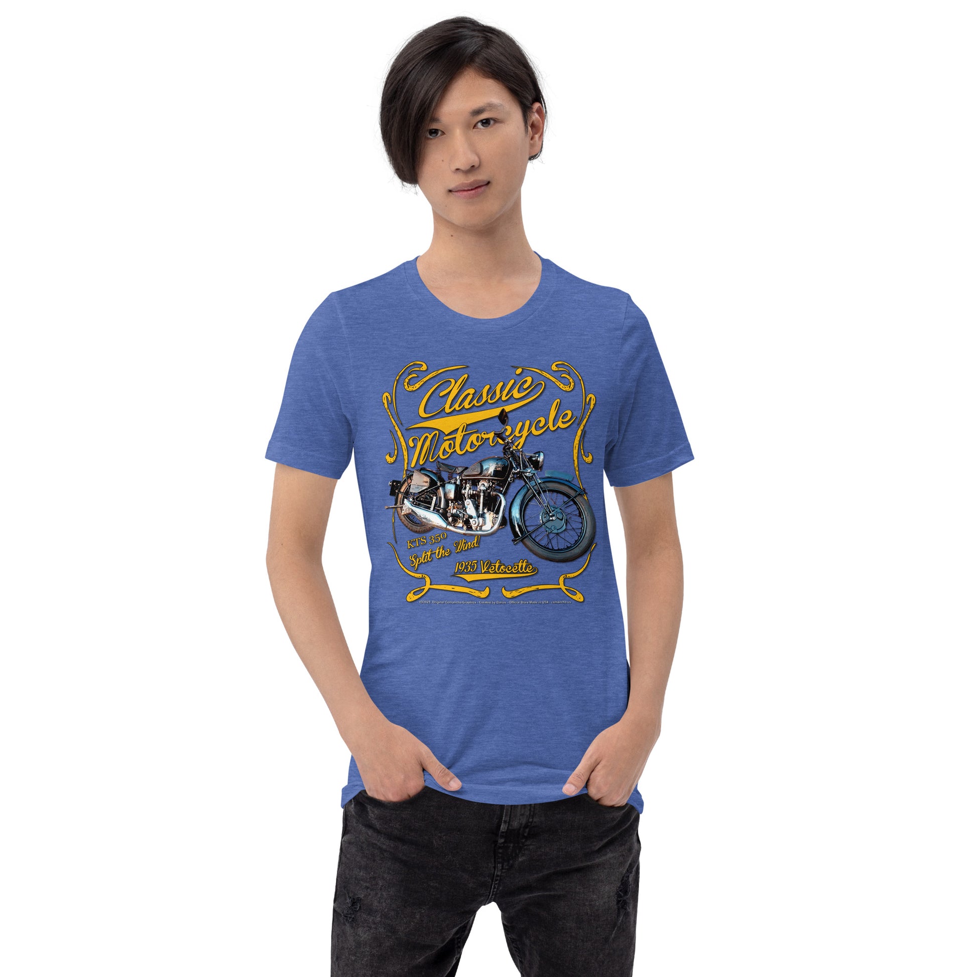 Vintage Motorcycle Vetocette KTS 350 Unisex t-shirt