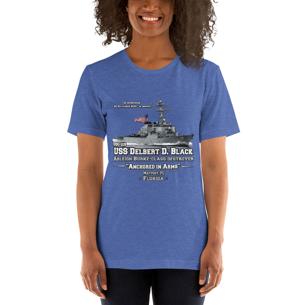 USS DELBERT BLACK DDG-119 Destroyer Veterans Unisex t-shirt, Comancha T-shirts Store,