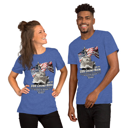 USS CHUNG-HOON tee,USS CHUNG-HOON DDG-93 tee, US Destroyer Veterans T-shirts, Comancha T-shirts,