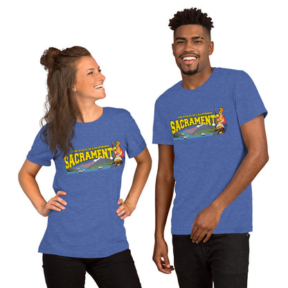 SACRAMENTO tee, SACRAMENTO ca tee,SACRAMENTO gift tee,SACRAMENTO city gift tee, California State tee, Comancha Graphics tee,