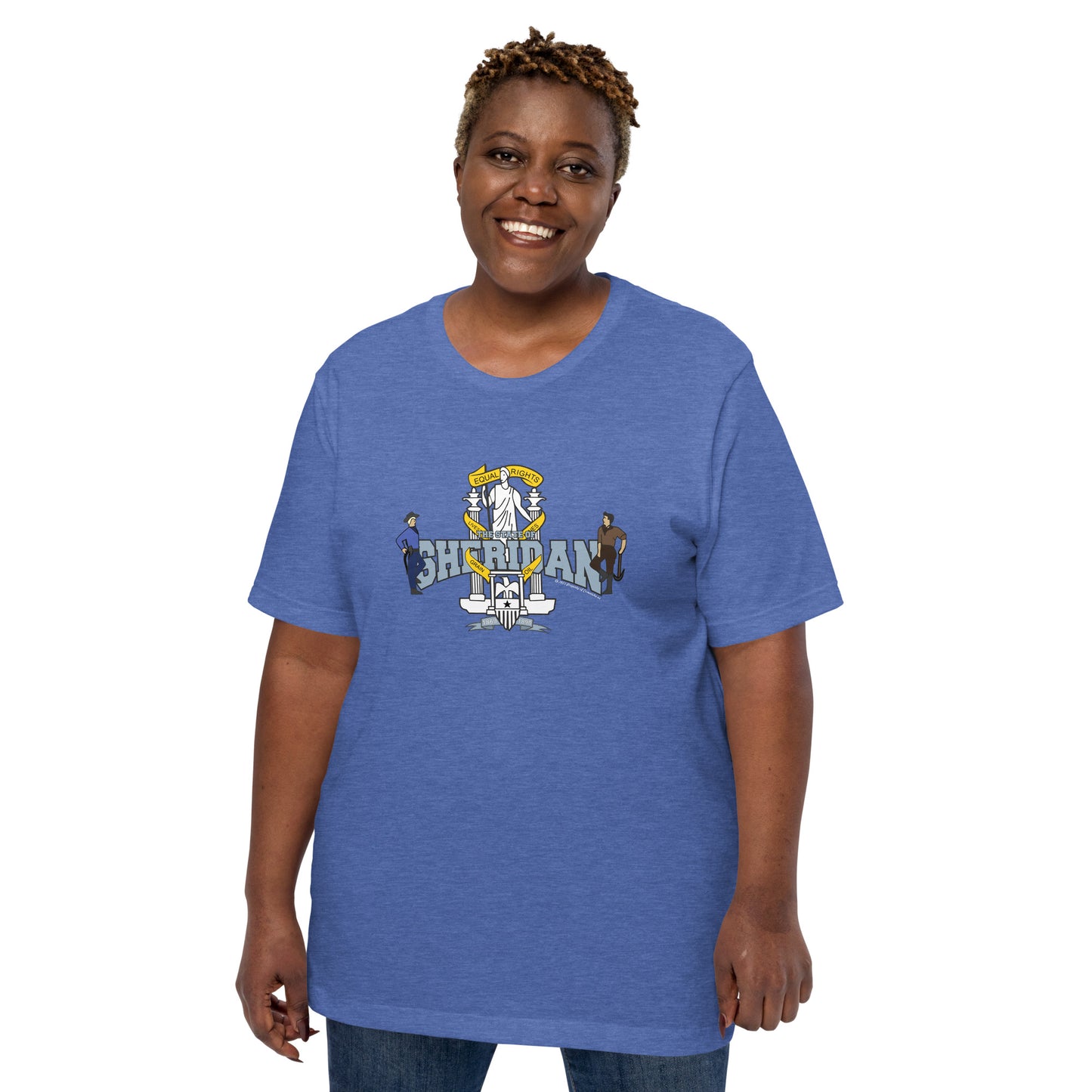 Sheridan t-shirt, Sheridan Wyoming T-shirt, Comancha Graphics,