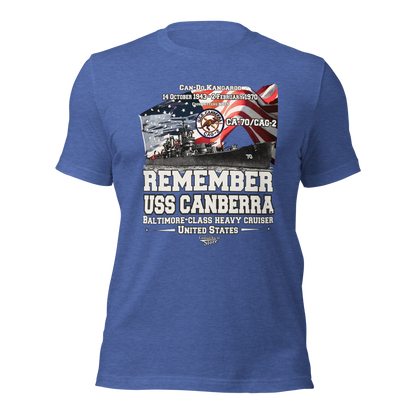 USS CANBERRA CA-70  Heavy Cruiser Veterans Tee