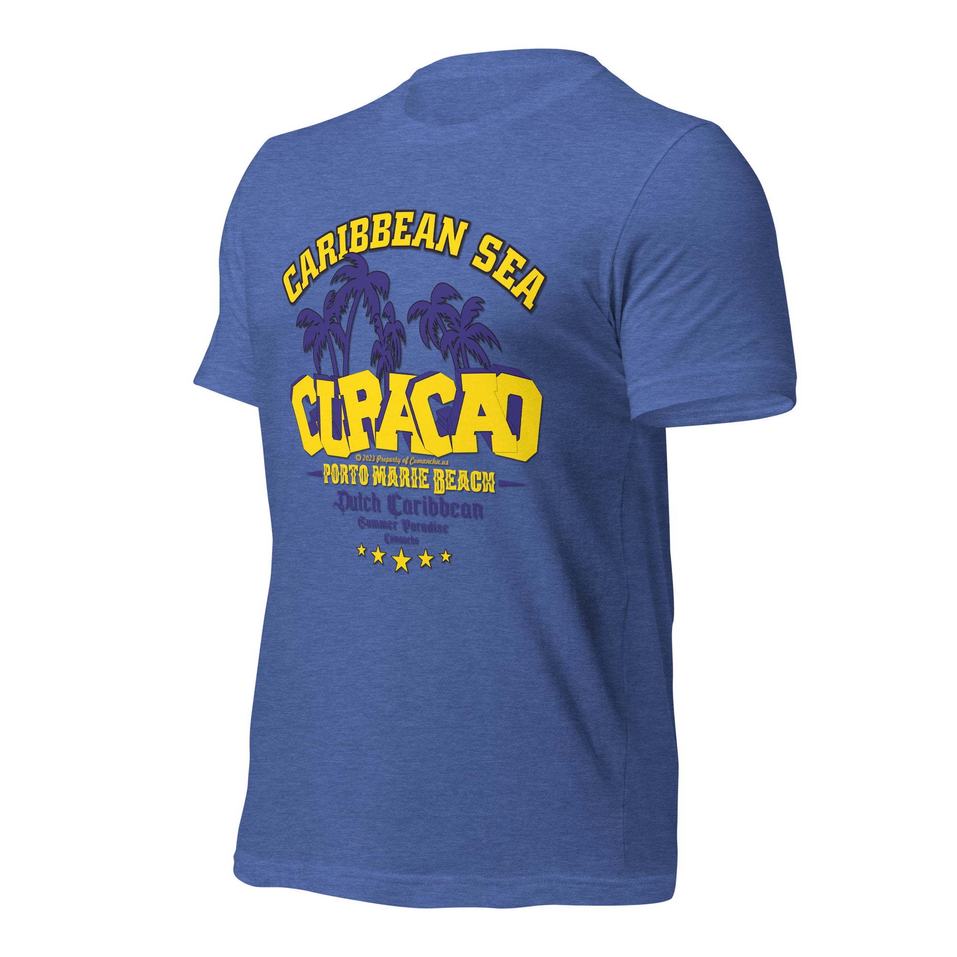 CURACAO tee,CURACAO t-shirt, Comancha Graphics tee,