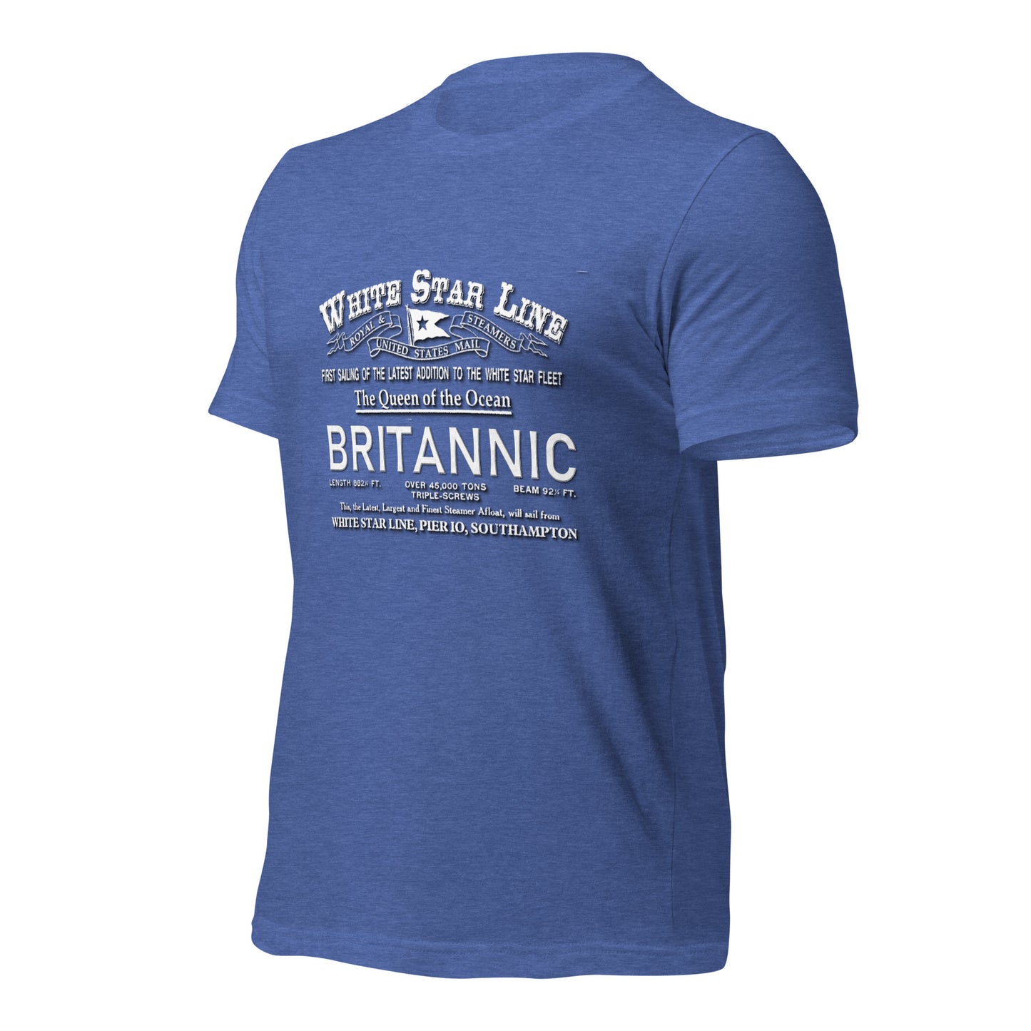 BRITANNIC transatlantic t-shirt - White Star Line t-shirt