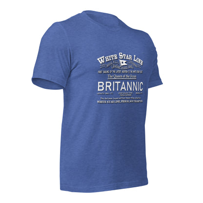 BRITANNIC transatlantic t-shirt - White Star Line t-shirt