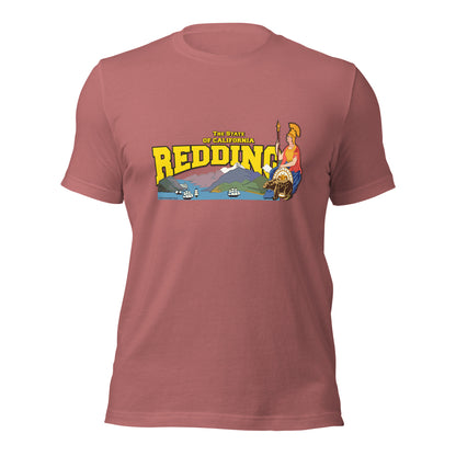 REDDING tee, REDDING ca tee,REDDING gift tee,REDDING city gift tee, California State tee,, Comancha Graphics tee,