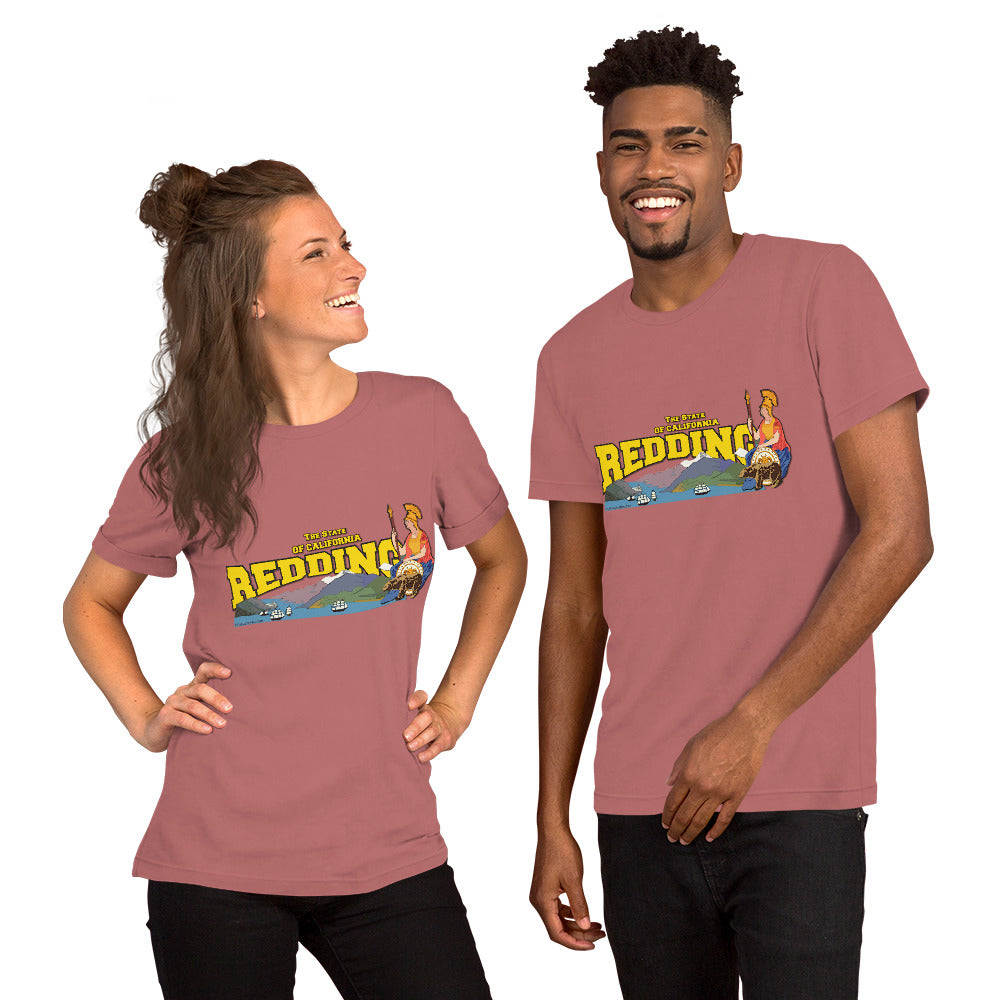 REDDING tee, REDDING ca tee,REDDING gift tee,REDDING city gift tee, California State tee,, Comancha Graphics tee,