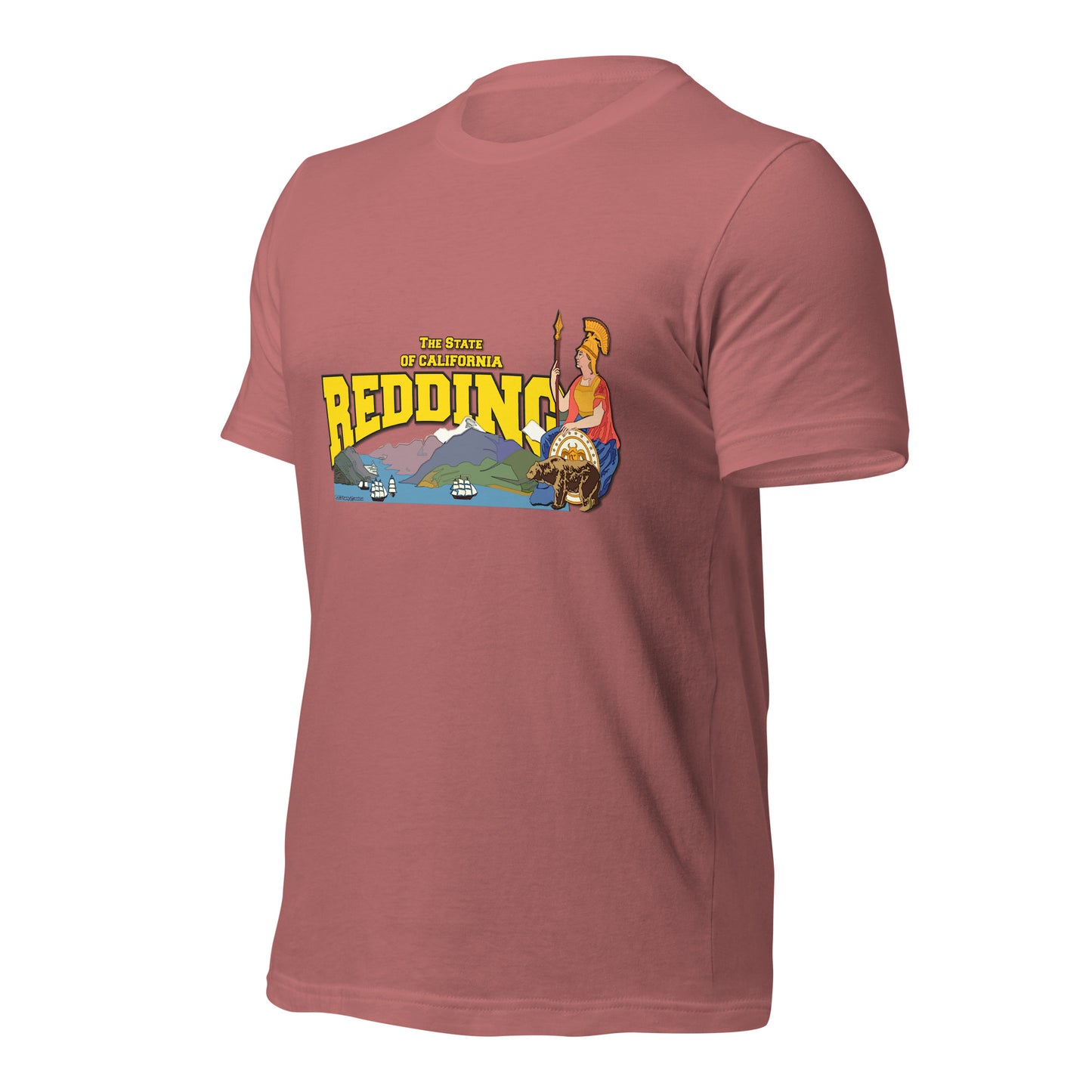 REDDING city California State tee,