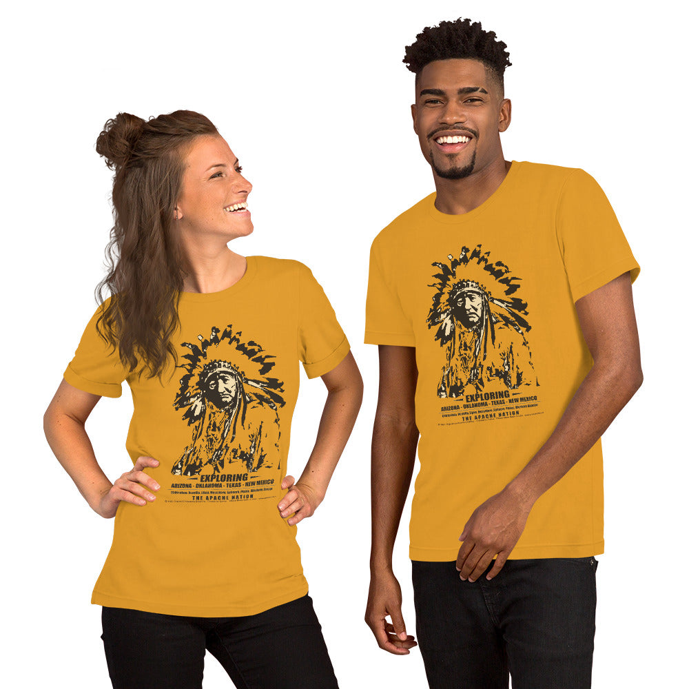 T-shirts with native Indians, T-shirts with Indian tribes, Comancha T-shirts,