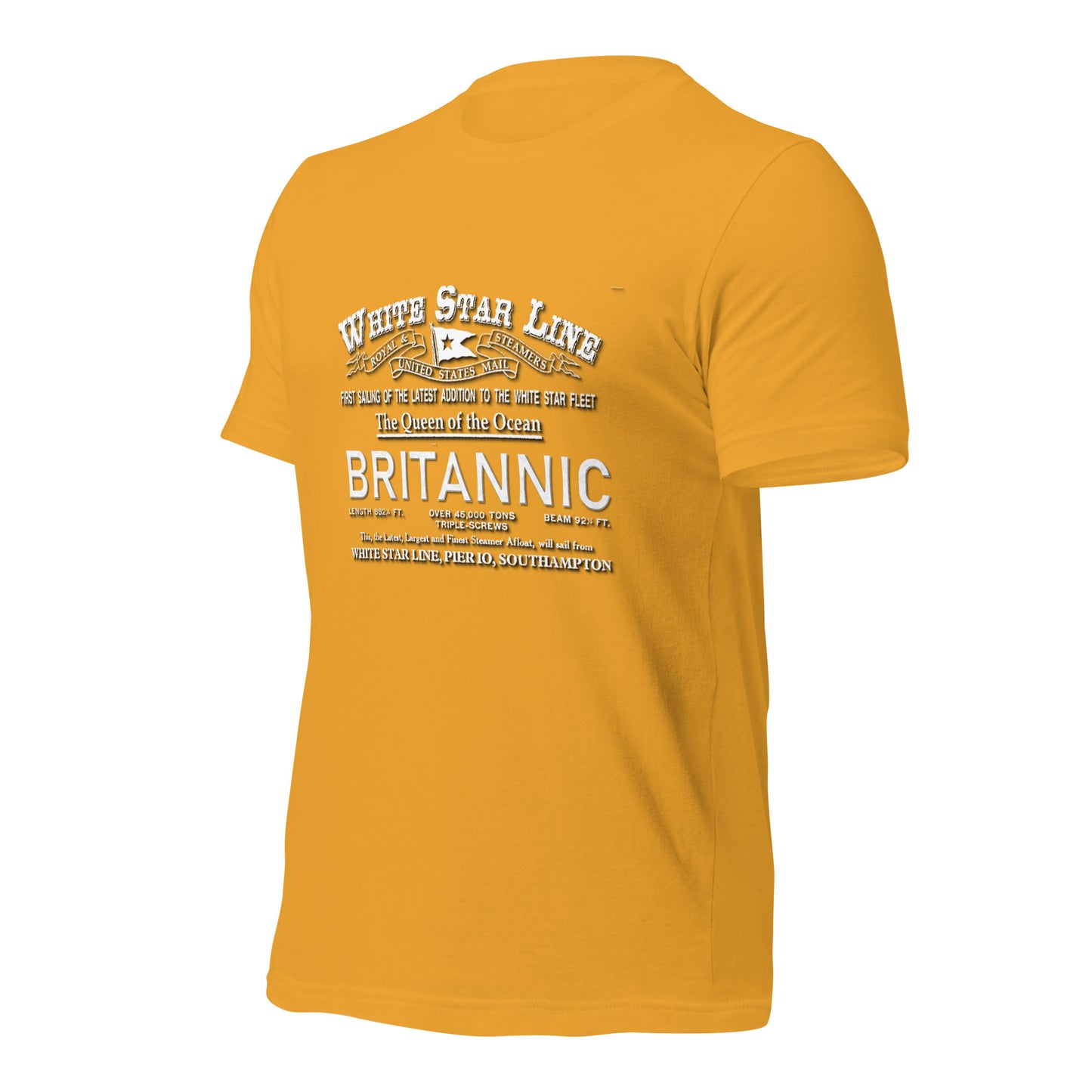 BRITANNIC transatlantic t-shirt - White Star Line t-shirt