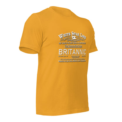 BRITANNIC transatlantic t-shirt - White Star Line t-shirt