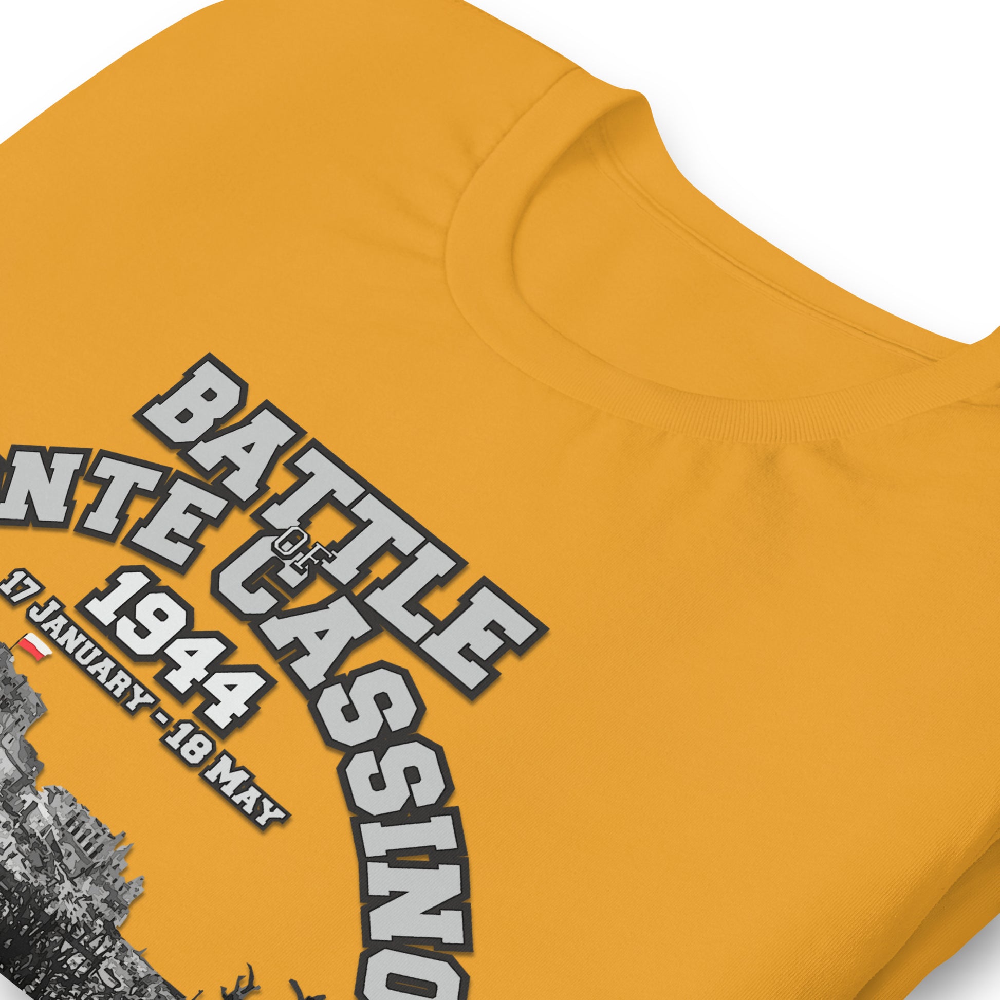 Battle of Monte Cassino T-shirt, Monte Cassino Tee,comancha Graphics tee,