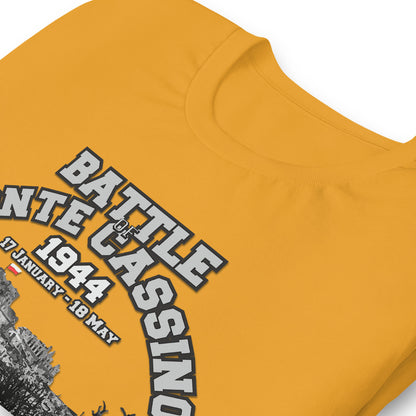 Battle of Monte Cassino T-shirt, Monte Cassino Tee,comancha Graphics tee,