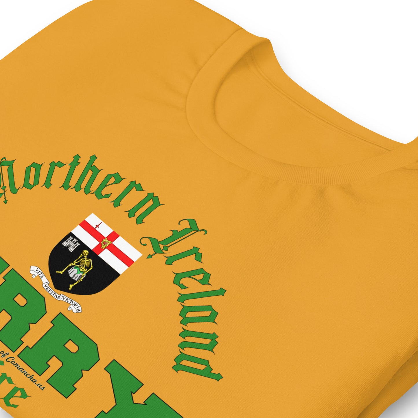 DERRY city tee,DERRY t-shirt, DERRY Ireland tee,DERRY - Northern Ireland t-shirt, Comancha Graphics,