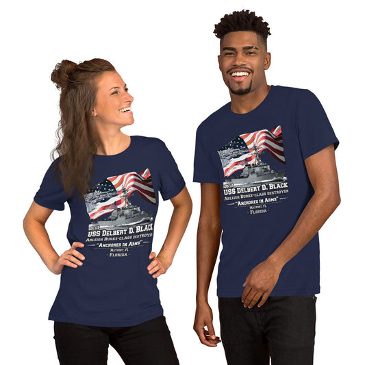 USS DELBERT BLACK t-shirt, DDG-119 Destroyer Veterans Unisex t-shirt, Comancha T-shirts Shop,