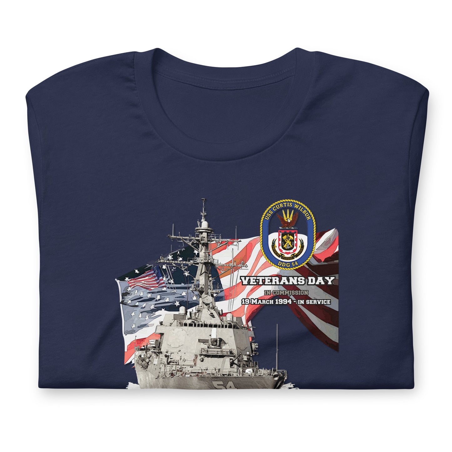 USS CURTIS WILBUR DDG-54 t-shirt,  Destroyer Veterans Unisex t-shirt, Comancha Navy T-Shirts Store,