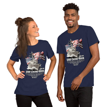 USS CHUNG-HOON tee,USS CHUNG-HOON DDG-93 tee, US Destroyer Veterans T-shirts, Comancha T-shirts,