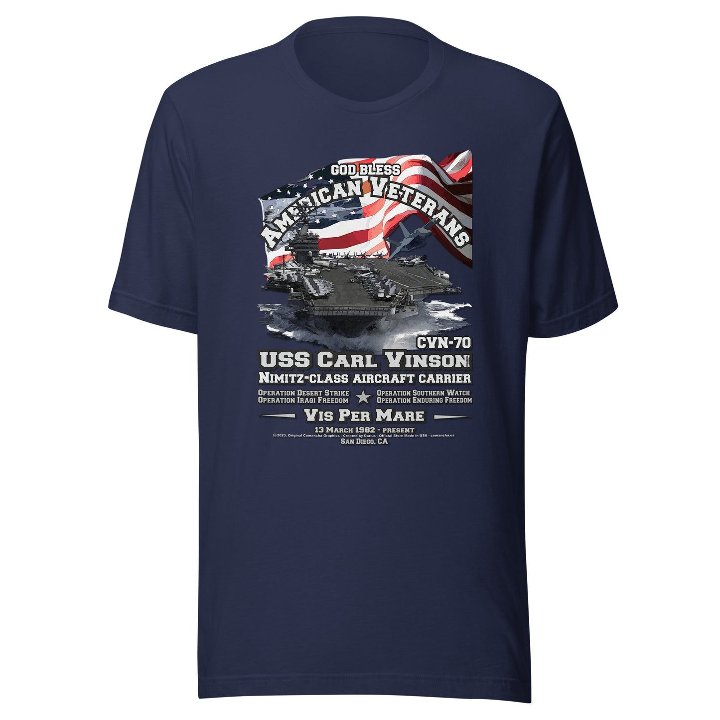 USS CARL VINSTON CVN-70 t-shirt, USS CARL VINSTON t-shirt,Aircraft Carrier Destroyer Veterans Tee, Navy T-shirt, T-shirt Online Shop,