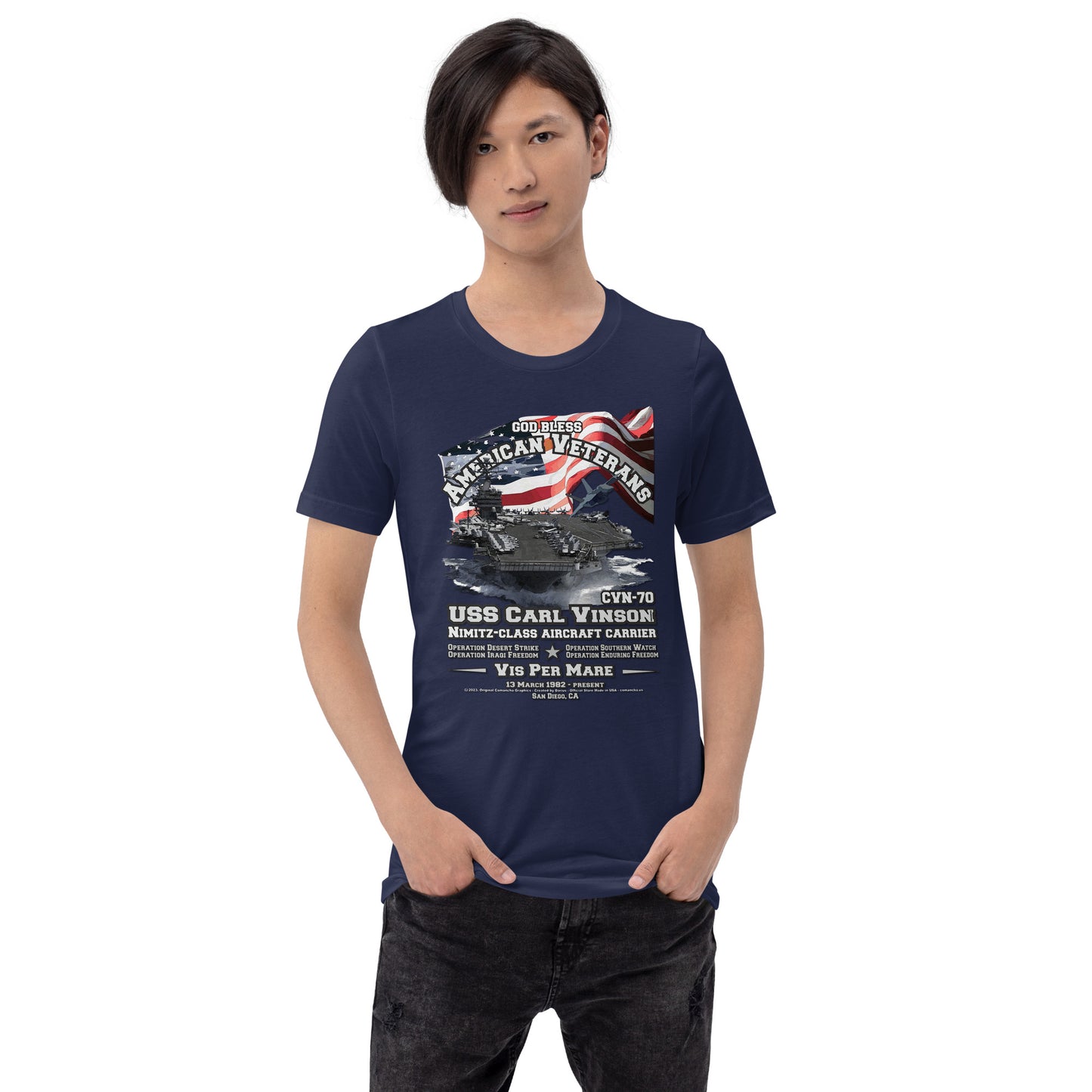 USS CARL VINSTON CVN-70 t-shirt, USS CARL VINSTON t-shirt,Aircraft Carrier Destroyer Veterans Tee, Navy T-shirt, T-shirt Online Shop,