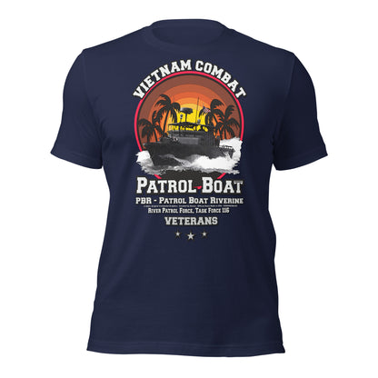 PATROL BOAT tee, Patrol boat Vietnam Combat T-shirt, PIBBER BOAT VETERANS T-shirt,Vietnam veterans tee,Vietnam combat t-shirt,