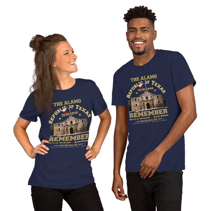 THE ALAMO Republic of Texas t-shirt, THE ALAMO T-shirt, Alamo tee, Remember Alamo tee, Republic Texas T-shirt,