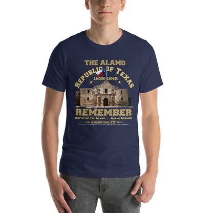 THE ALAMO Republic of Texas t-shirt, THE ALAMO T-shirt, Alamo tee, Remember Alamo tee, Republic Texas T-shirt,