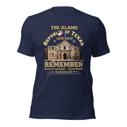 THE ALAMO Republic of Texas t-shirt, THE ALAMO T-shirt, Alamo tee, Remember Alamo tee, Republic Texas T-shirt,