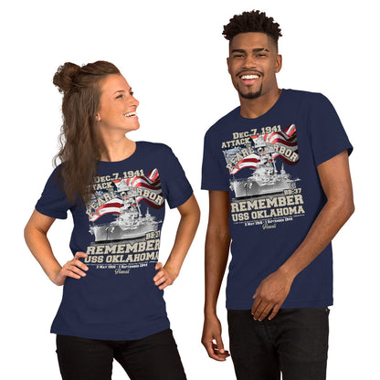 USS OKLAHOMA BB-37 t-shirt, Pearl harbor t-shirt,remember pearl harbor tee,US Navy Battleship T-shirt, USS OKLAHOMA T-shirt,comancha,comancha graphics,tees,