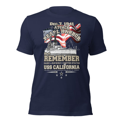 USS CALIFORNIA t-shirt, US Navy Battleship Veterans T-shirt, USS CALIFORNIA BB-44 T-shirt, USS CALIFORNIA pearl harbor tee,USS CALIFORNIA veterans tee,comancha graphics,