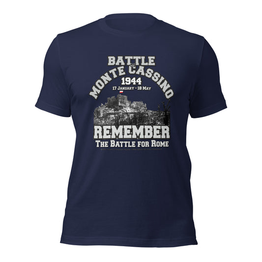 Battle of Monte Cassino T-shirt, Monte Cassino Tee,comancha Graphics tee,