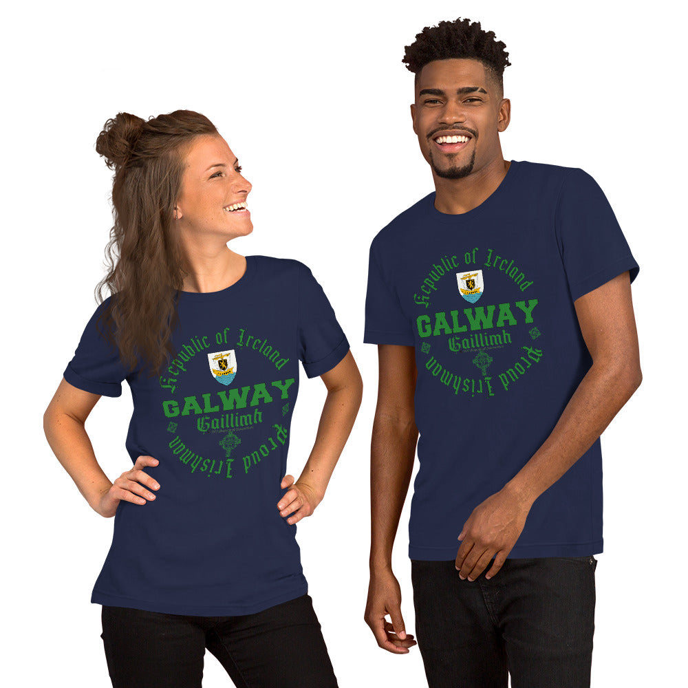 GALWAY t-shirt, GALWAY Ireland Tee,GALWAY city tee, GALWAY TGALWAY - Republic of Ireland t-shirt, Comancha Graphics,