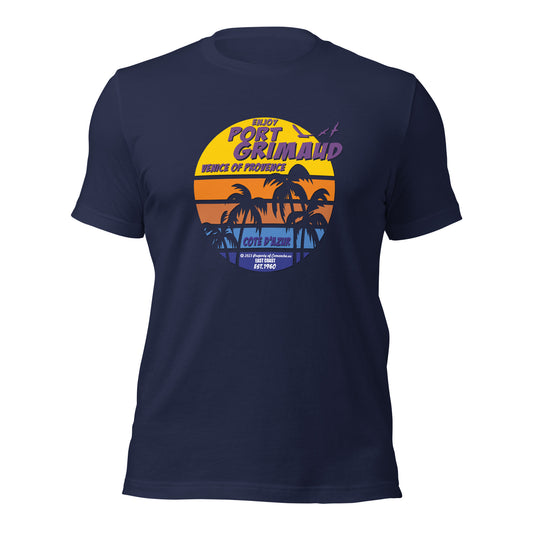 Port Grimaud t-shirt, Cote de azur France T-shirt, Comancha Graphics tee,Port Grimaud France T-shirt, Comancha Graphics,