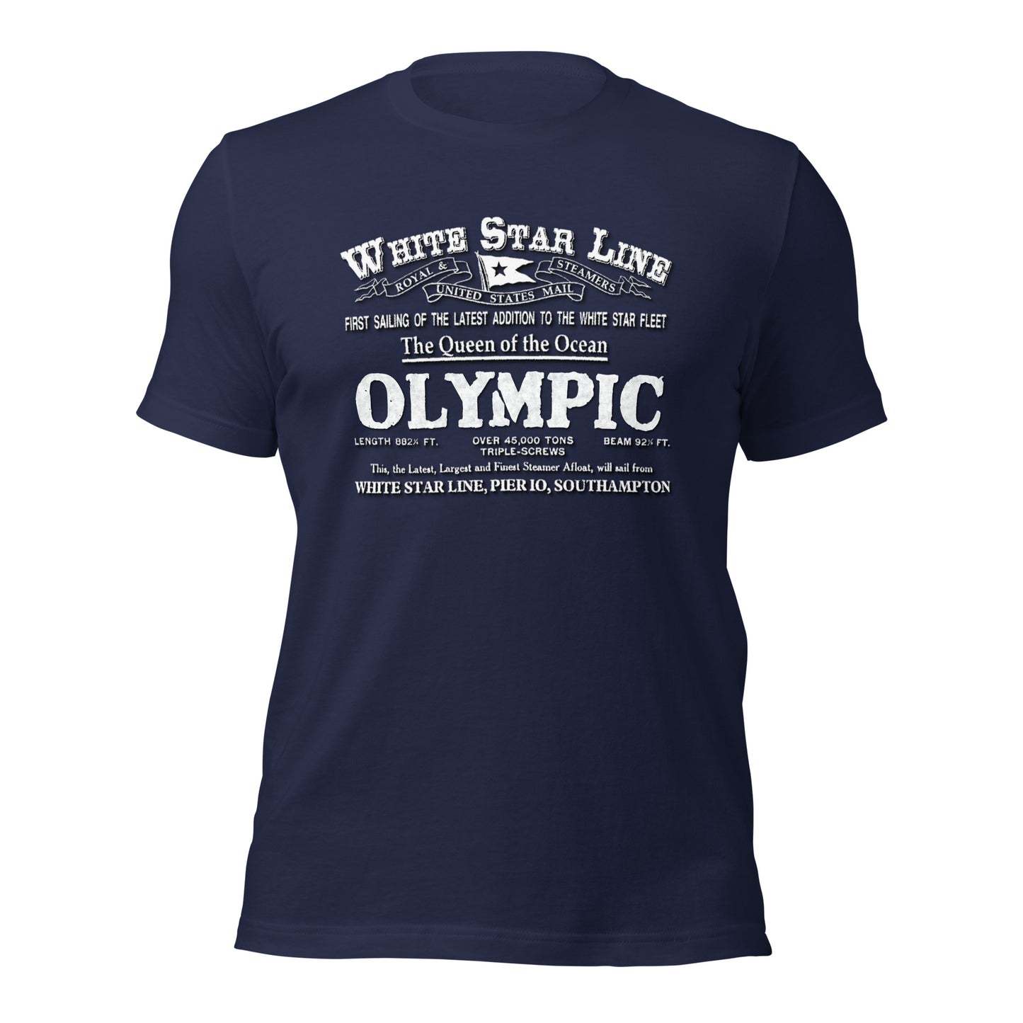 WHITE STAR LINE - Olympic transatlantic t-shirt